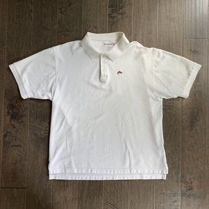 Simms 3XDRY Fishing Polo Shirt Mens Large Short Sleeve Cotton White‎ Outdoor